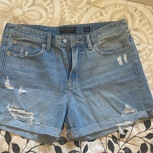 Lucky Brand Women's Distressed Blue Jean Shorts
